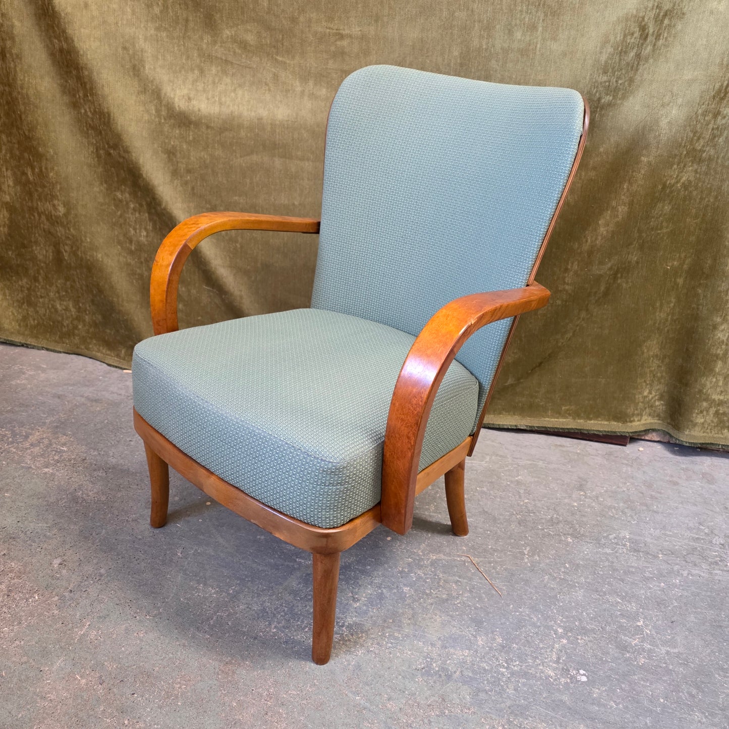 Werner West vihreä nojatuoli