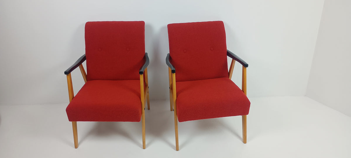 Totaalisen entisöinnin kokeneet vintage nojatuolit